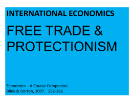 Protectionism and Free Trade File