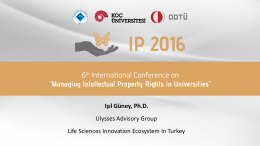 Life Sciences Innovation Ecosystem In Turkey III