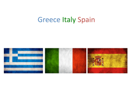 Greece Italy Spain