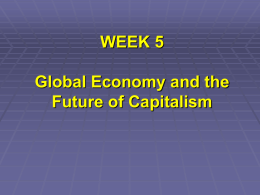 Global Economy and the Future of Capitalism File