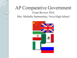 AP Comparative Government
