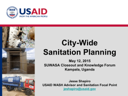 4.1 citywide sanitation planningx
