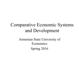 .Comparative Economic Development