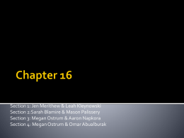 Chapter 16 - TeacherWeb