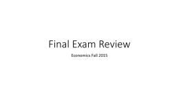 Final Exam Review - Ector County ISD