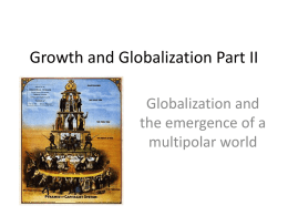 Growth and Globalization Part II