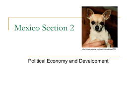 Mexico economy - Mercer Island School District