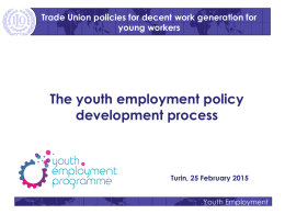 Youth Employment Policy Cycle