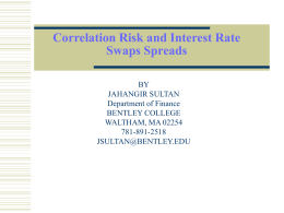 Correlation Risk