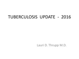 Current FAQ*s in Tuberculosis