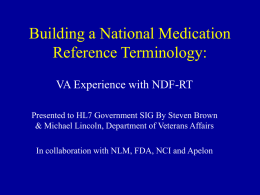 VA National Drug File Reference Terminology