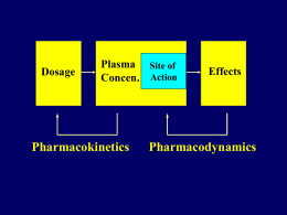 disposition of drugs