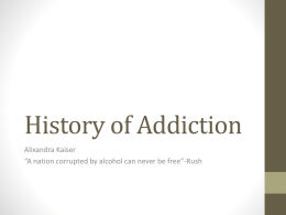 History of Addiction