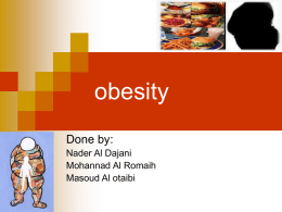 obesity - KSU Faculty Member websites