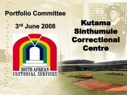 Kutama Sinthumule Correctional Centre