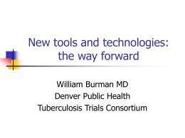 New tools and technologies: the way forward