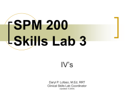 SPM 200 Skills Lab 4 - LSU School of Medicine
