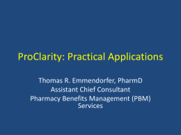 Prochlarity_Practical Solutions