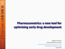 pharmacometrica-presentation-sophia-antipolis-april-2013