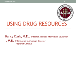 Drug resources