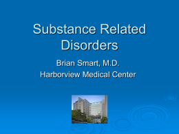 Substance Related Disorders - California Association for Alcohol