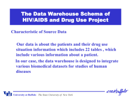 Data Warehouse Schema - University at Buffalo