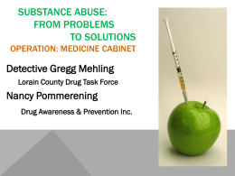 Drug awareness and prevention - Lorain County Chamber of