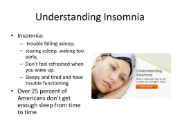 View the Insomnia PPT
