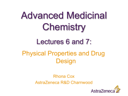 Physical Properties and Drug Design