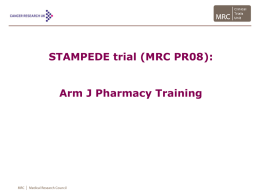 Arm J pharmacy training slides