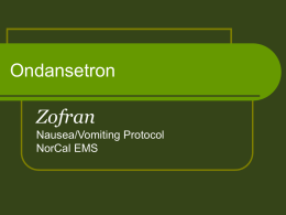 (Zofran) Training Module - Nor