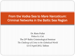 criminal networks in the baltic sea region