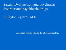 314 Sexual Dysfuncti.. - University Psychiatry