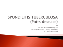 tuberculosis spondilitis - Dokter bedah tulang belakang| bedah tulang