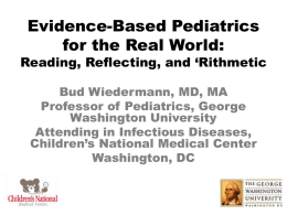 Evidence-Based Pediatrics for the Real World