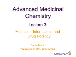 Molecular interactions and drug potency