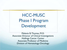 Clinical Trials - Hollings Cancer Center