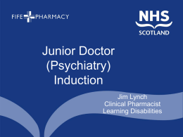 PHARMACY SERVICES (Junior Doctor Induction)