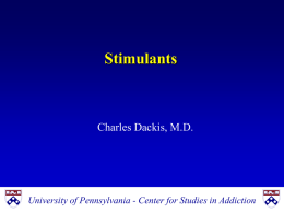 705 Stimulants - University Psychiatry