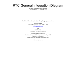 RTC general ward and community hospital ward integration