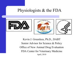 Opportunities at FDA Slides