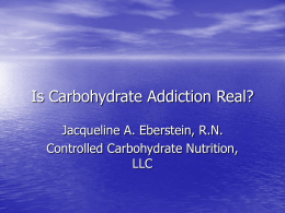 Is Carbohydrate Addiction Real? - Low