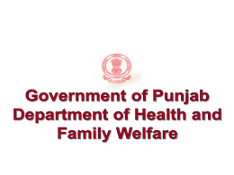 review of health deparmtent by chief secretary dated 07.05.2012