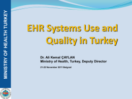 EHR Systems Use and Quality in Turkey_AKC