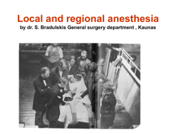 Local anesthetics