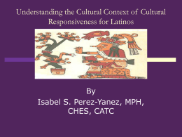Understanding the Cultural Context of Cultural Responsiveness