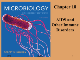 Chap 18 AIDS and Immune Disorders