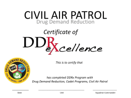 DDRx Certificate