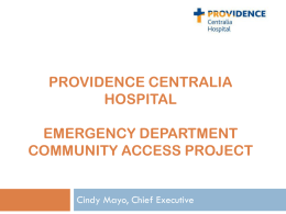 Providence Centralia Hospital - Washington State Hospital Association