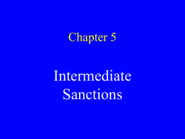 Intermediate Sanctions